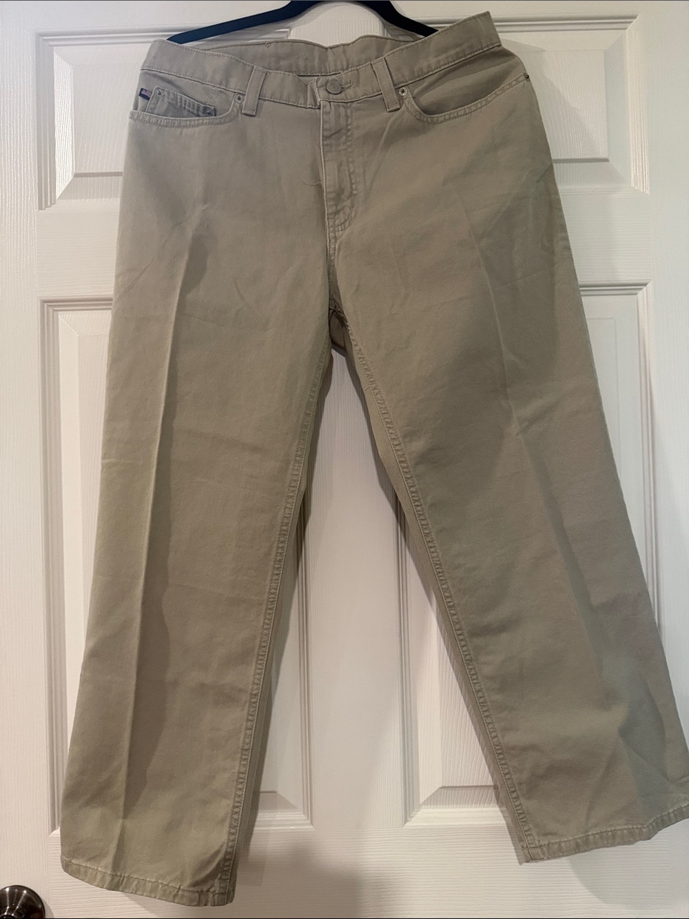 Ralph Lauren Women’s Khaki Straight-Leg Chinos - Light Tan
